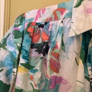 VINTAGE - PHOOL - Floral Long Sleeve Dress - Mumu